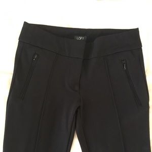 Ann Taylor Loft Black Dress Pants Skinny Fit